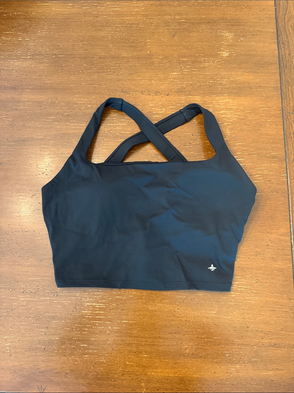 HALARA Black Cross-Back Sports Bra
